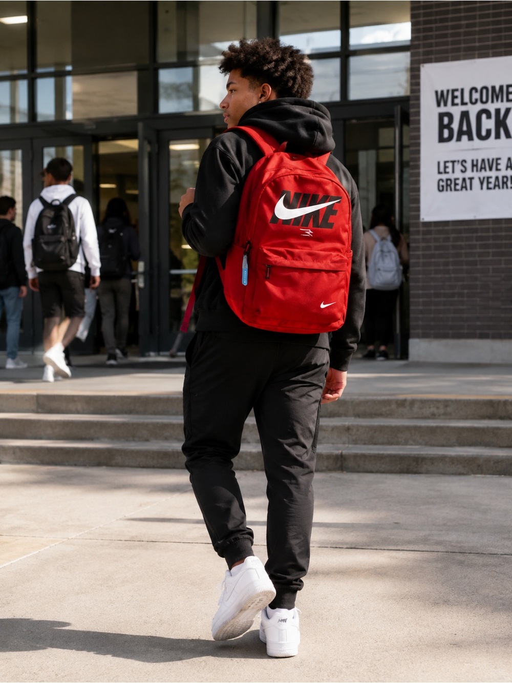 Nike Red Russell Wilson backpack fits 15” laptop